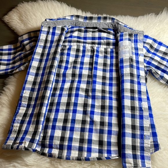 Calvin Klein Jeans, Boy’s Plaid Button Down Shirt - Picture 12 of 14